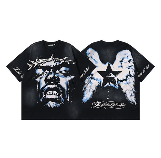 Hellstar “Luke 19:41” Graphic T-Shirt