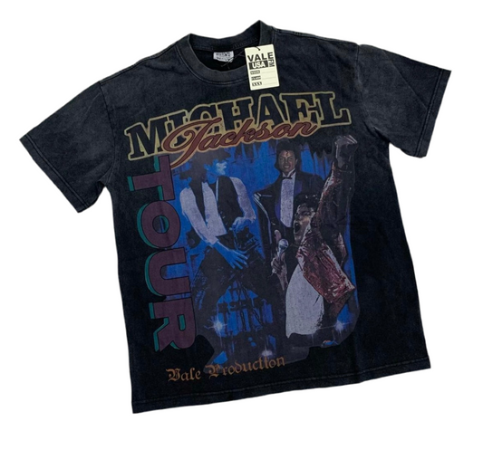 Michael Jackson “Tour” Vintage Graphic Tee – VALE USA Edition