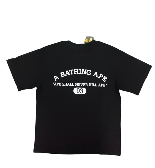 BAPE “Ape Shall Never Kill Ape” Classic Black Tee