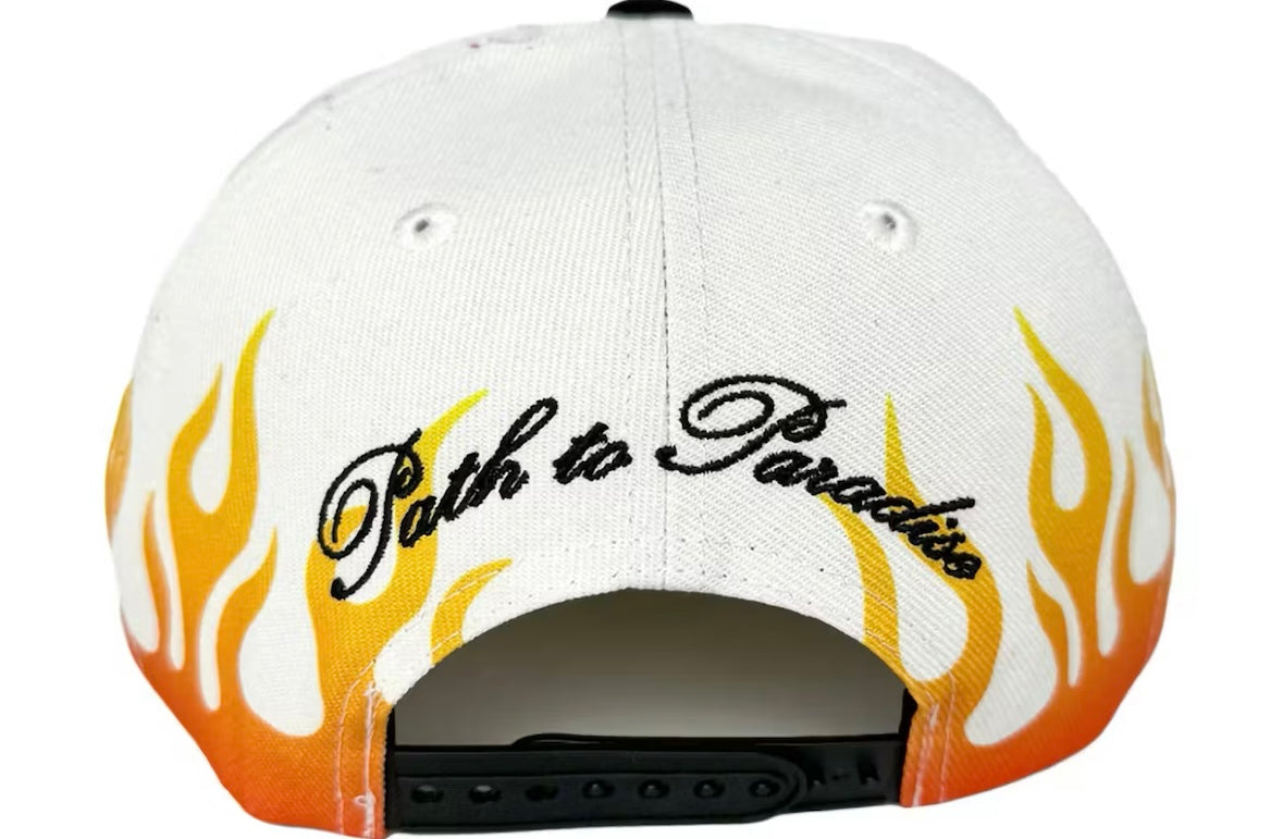 Hellstar “Path to Paradise” Snapback Hat – Flame Gradient Edition