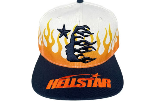 Hellstar “Path to Paradise” Snapback Hat – Flame Gradient Edition